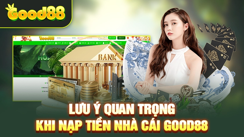 Lưu ý quan trọng khi nạp tiền nhà cái Good88